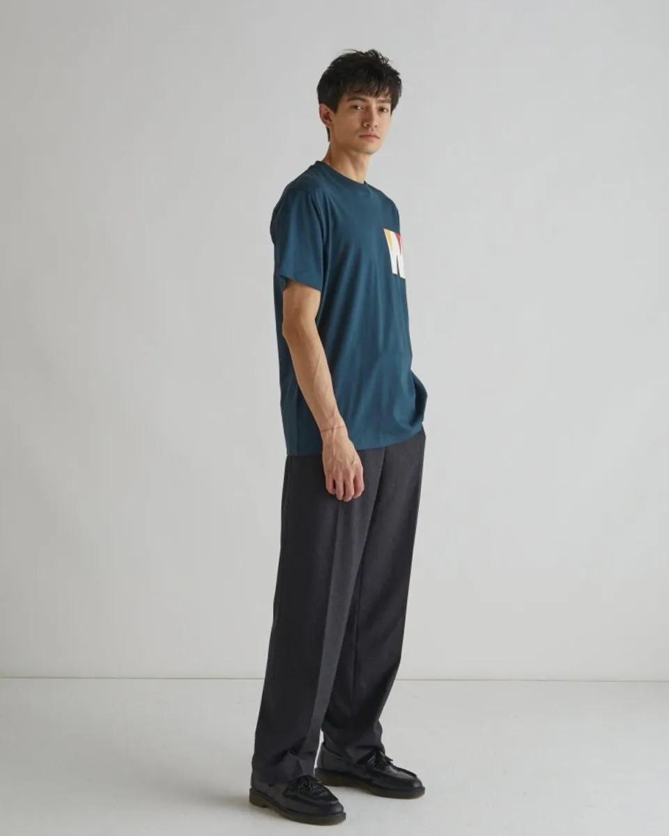 Trope Box Tee - Granite Green