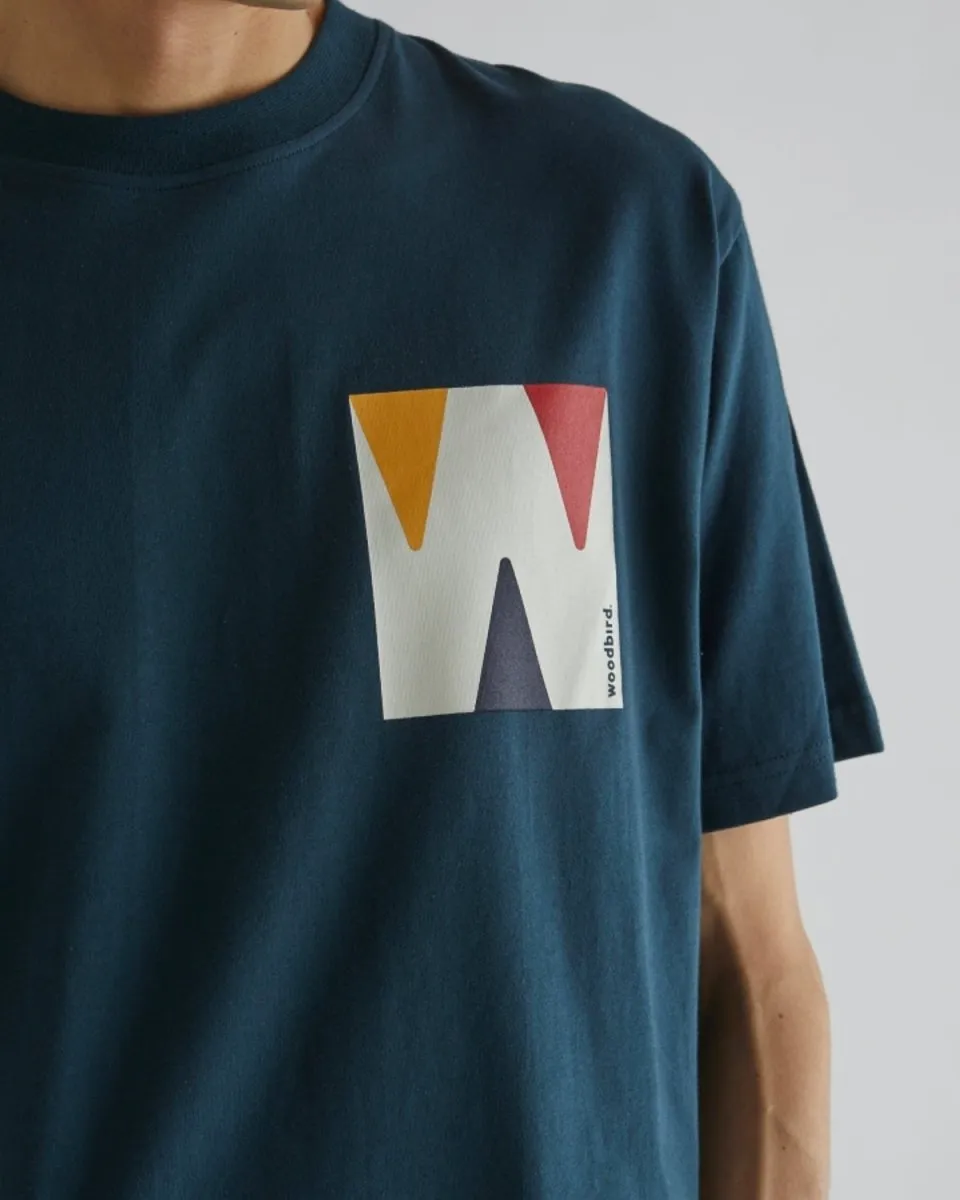Trope Box Tee - Granite Green