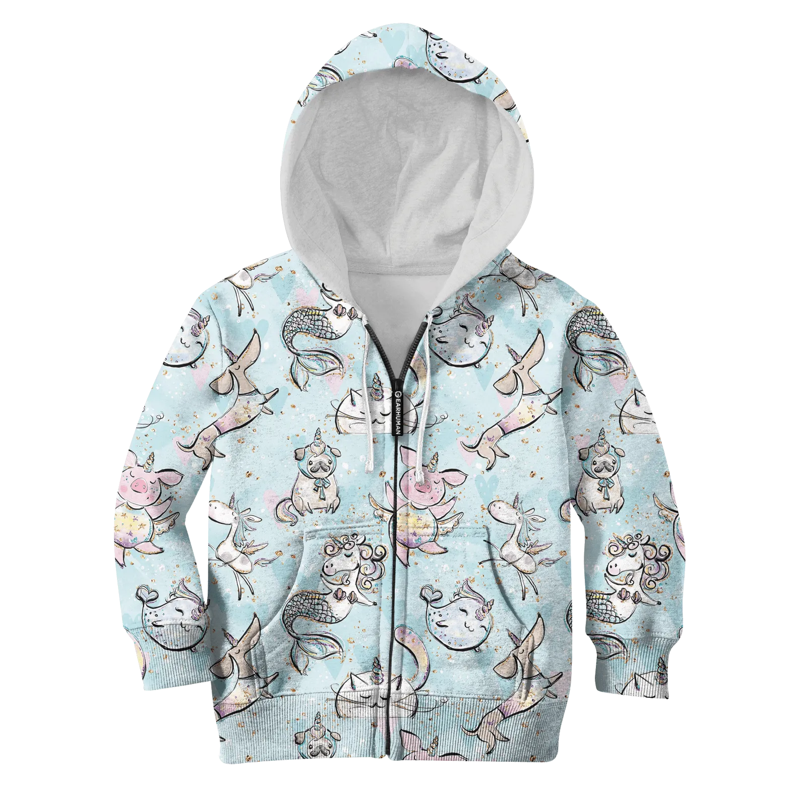 Unicorn Pets Custom Cosplay Kid Hoodie