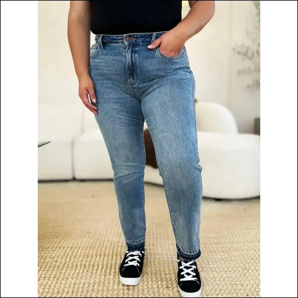 Unleash your Inner Goddess with Judy Blue's Magic Release Hem Jeans! 😂💥