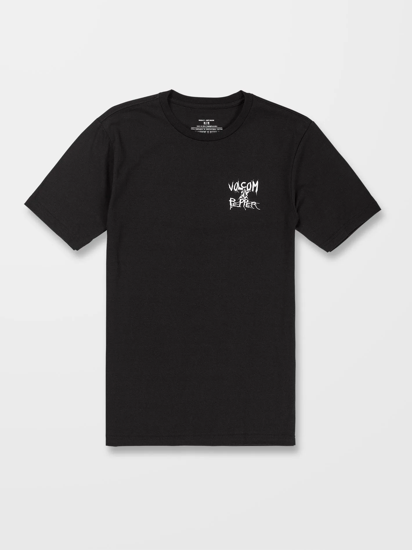 V Ent X Pepper T-Shirt - BLACK