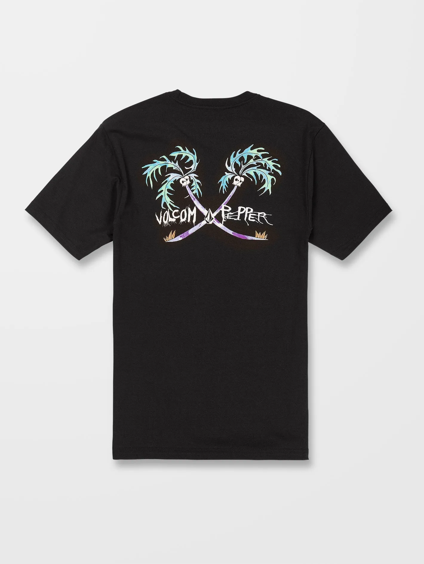 V Ent X Pepper T-Shirt - BLACK