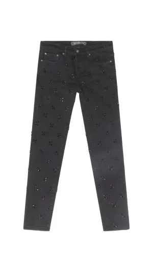 VALABASAS "STEM" BLACK SKINNY JEAN