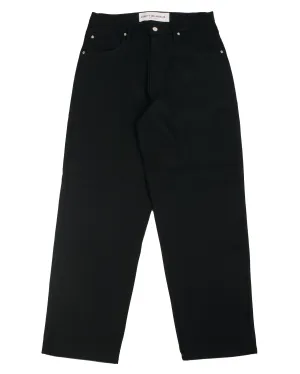 Varsity Los Angeles Black Full Cut Jeans