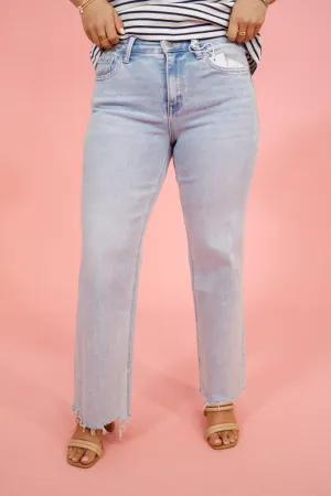 Vervet High Rise Slim Leg Jean, REG   CURVY