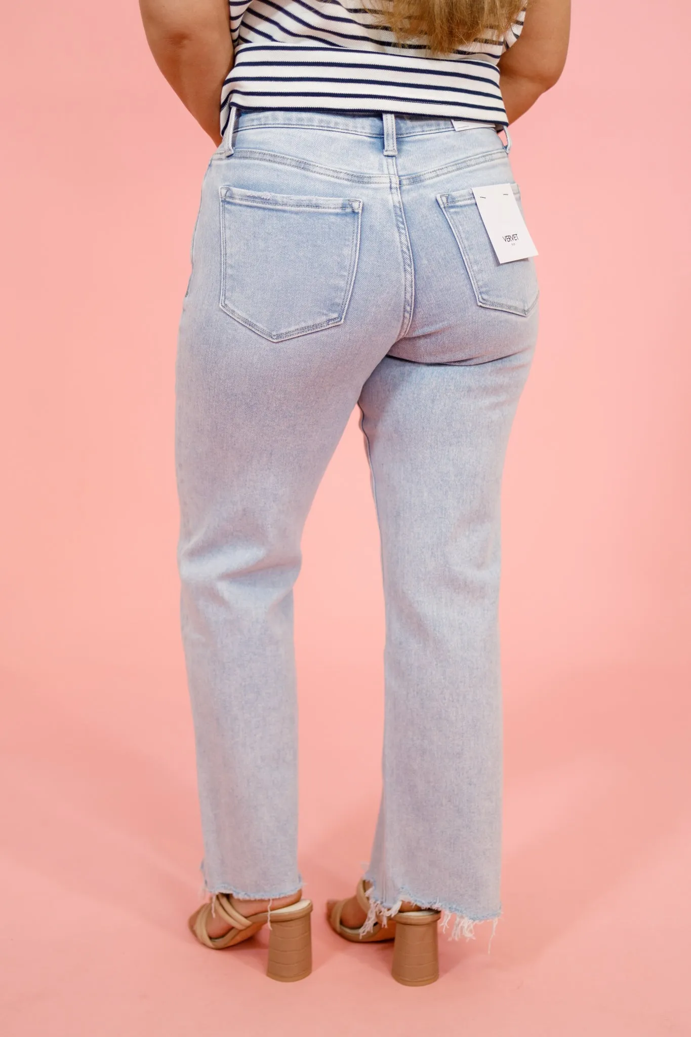 Vervet High Rise Slim Leg Jean, REG   CURVY