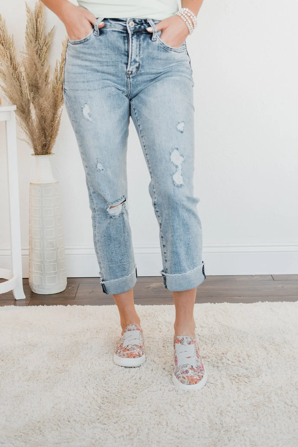 Vervet High-Rise Stretch Straight Jeans- Yulianna Wash