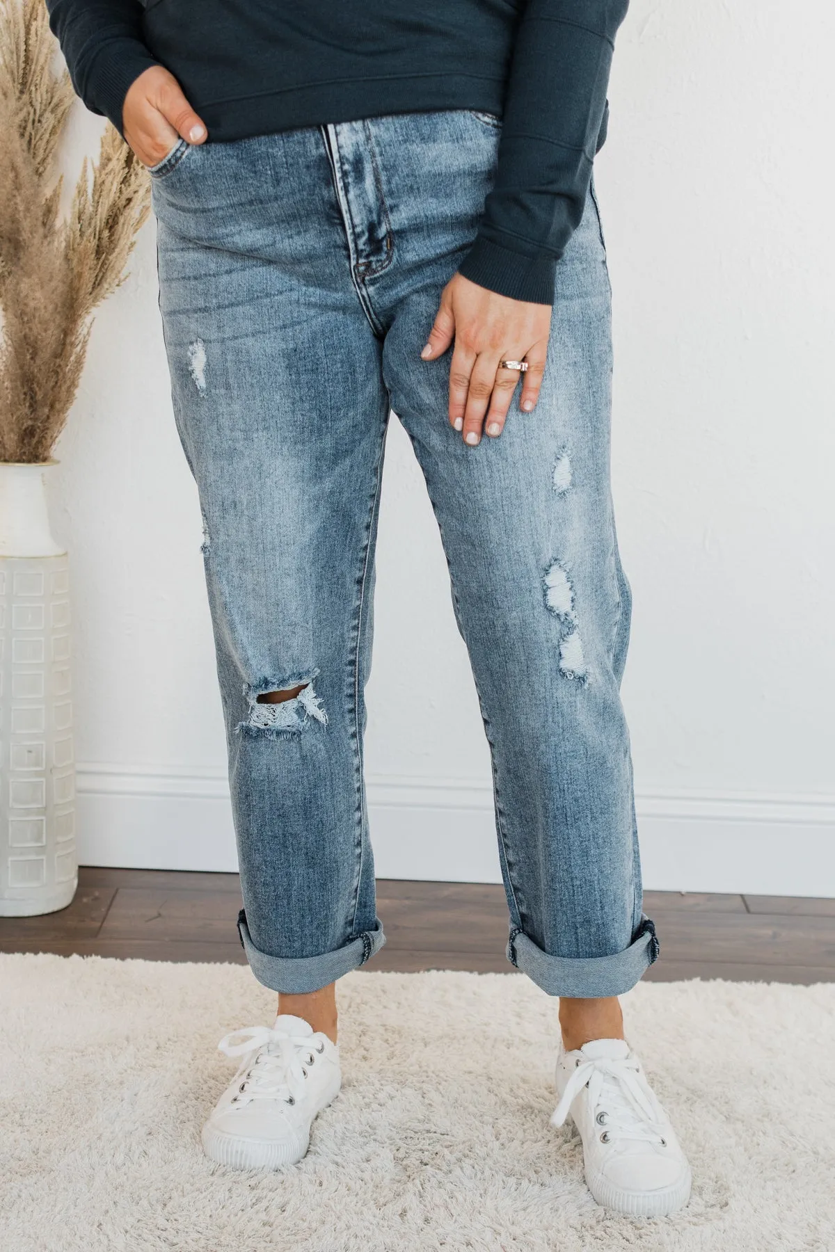 Vervet High-Rise Stretch Straight Jeans- Yulianna Wash