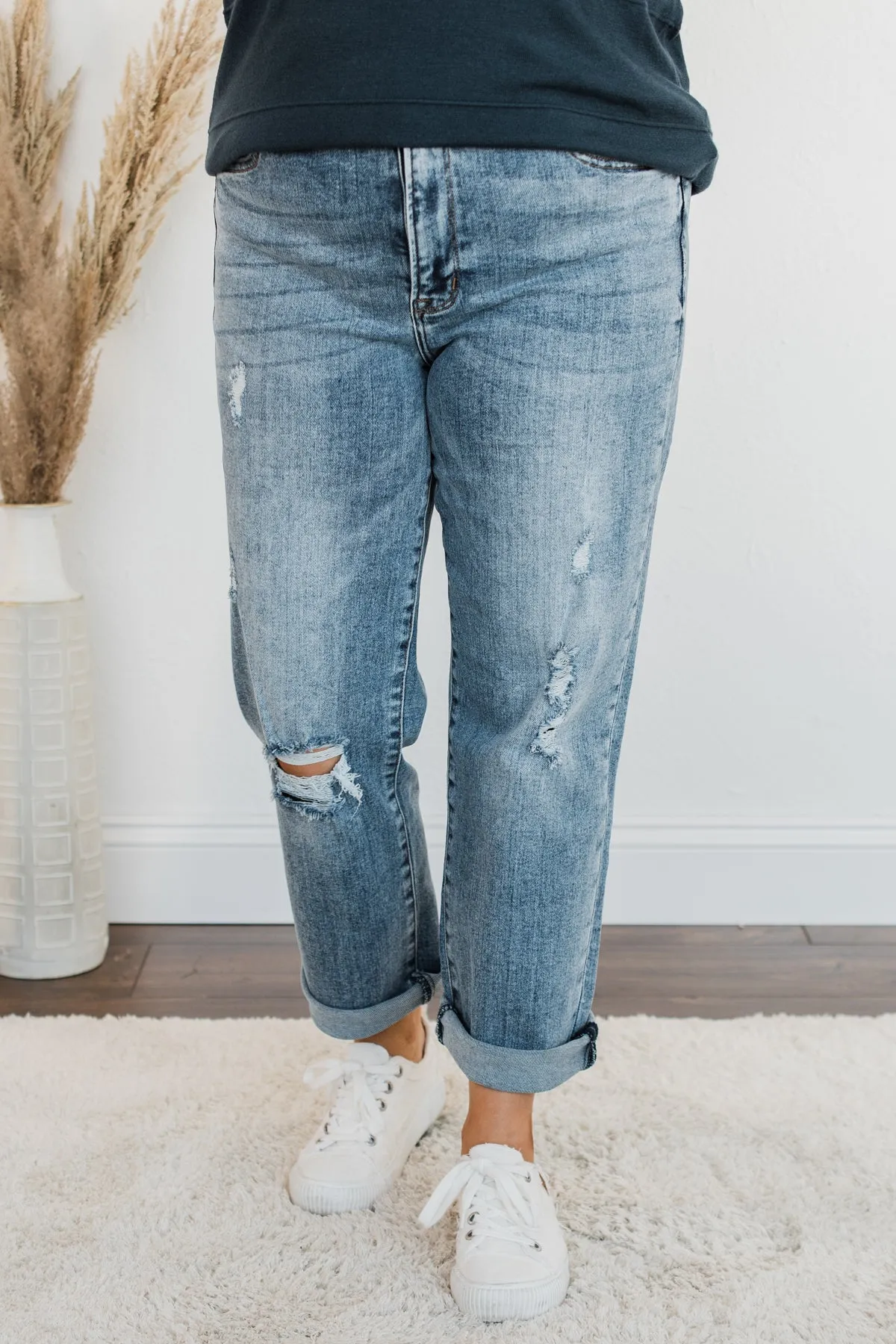 Vervet High-Rise Stretch Straight Jeans- Yulianna Wash
