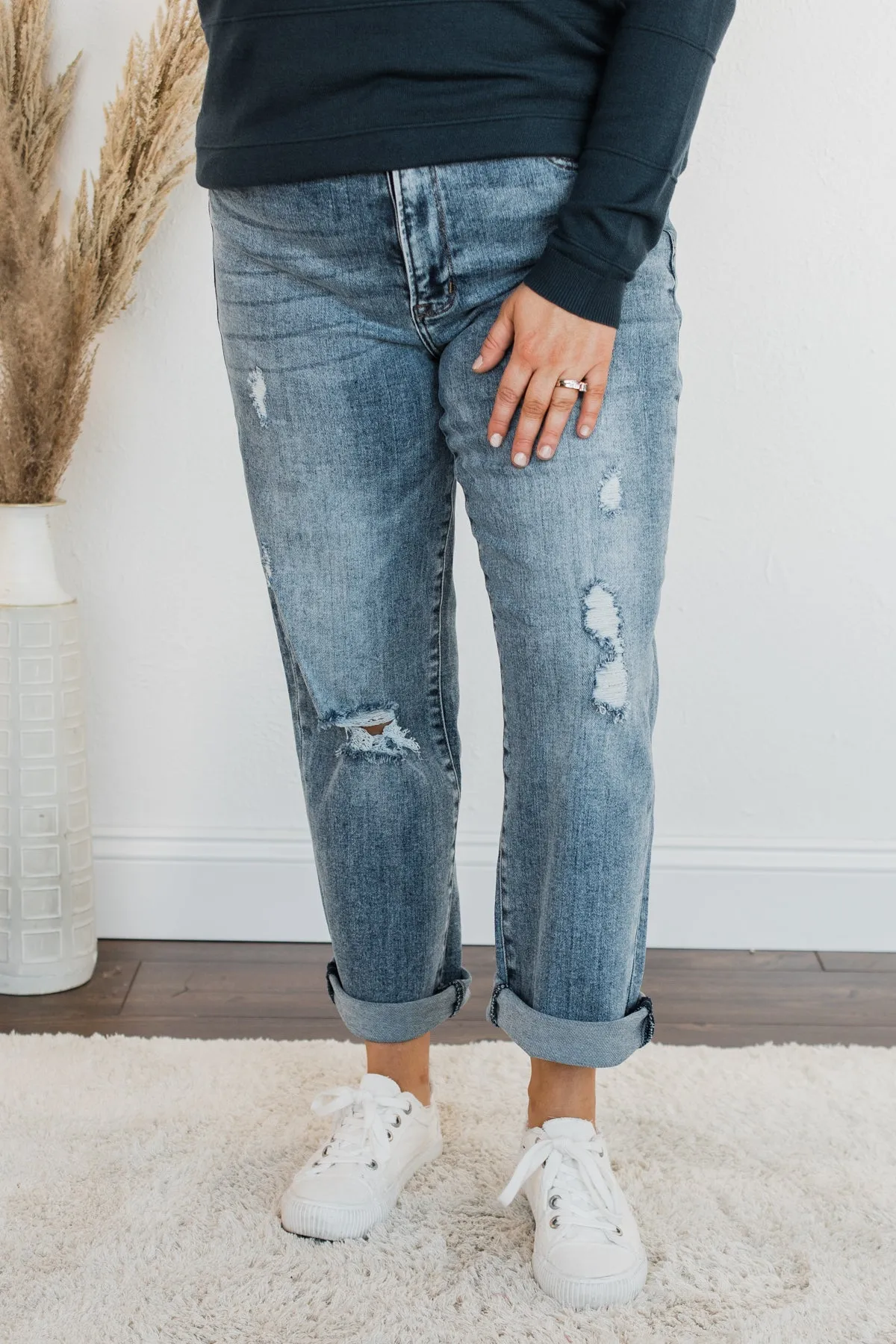 Vervet High-Rise Stretch Straight Jeans- Yulianna Wash