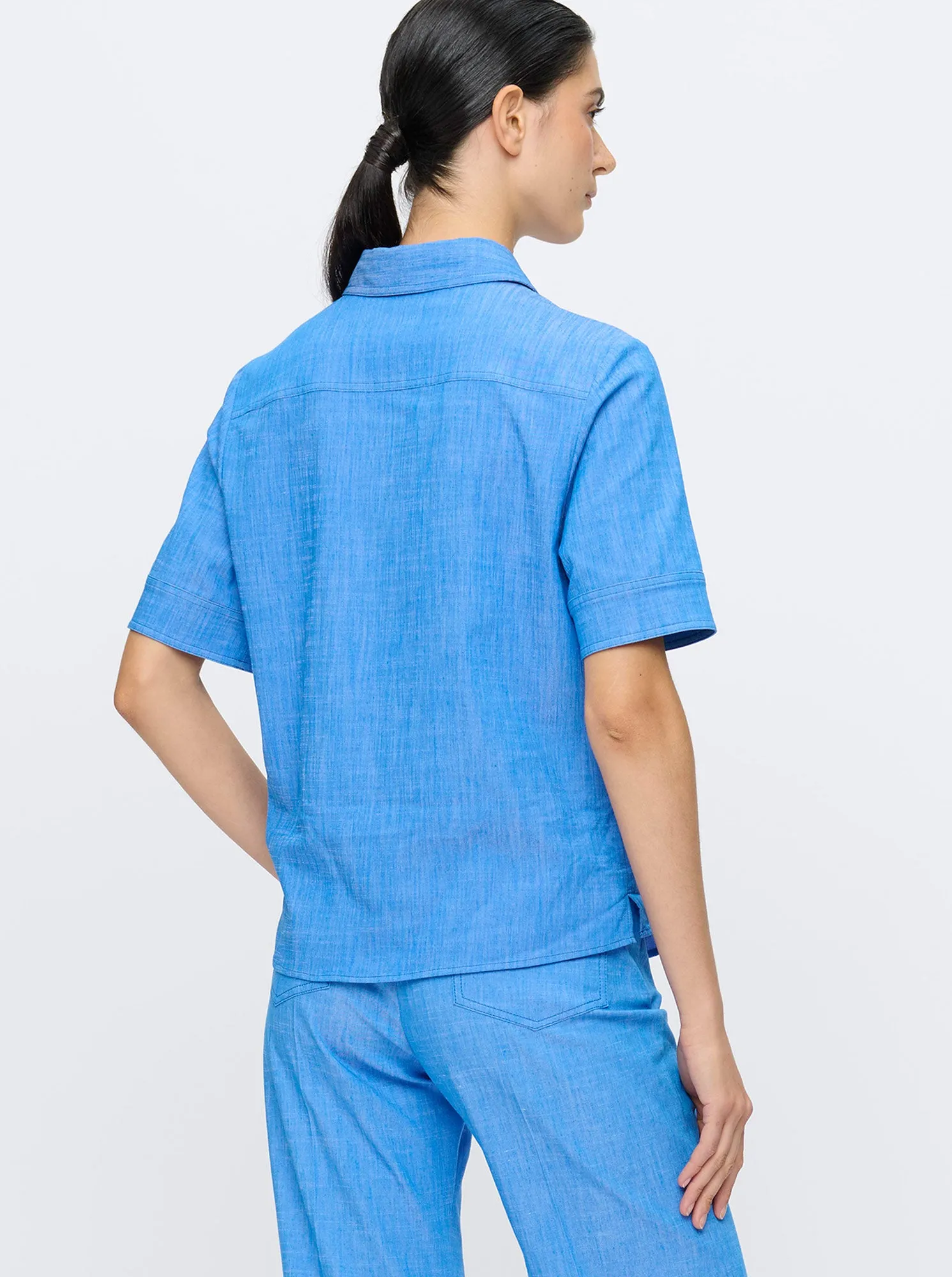 VESPER Denim Shirt Blue Indigo