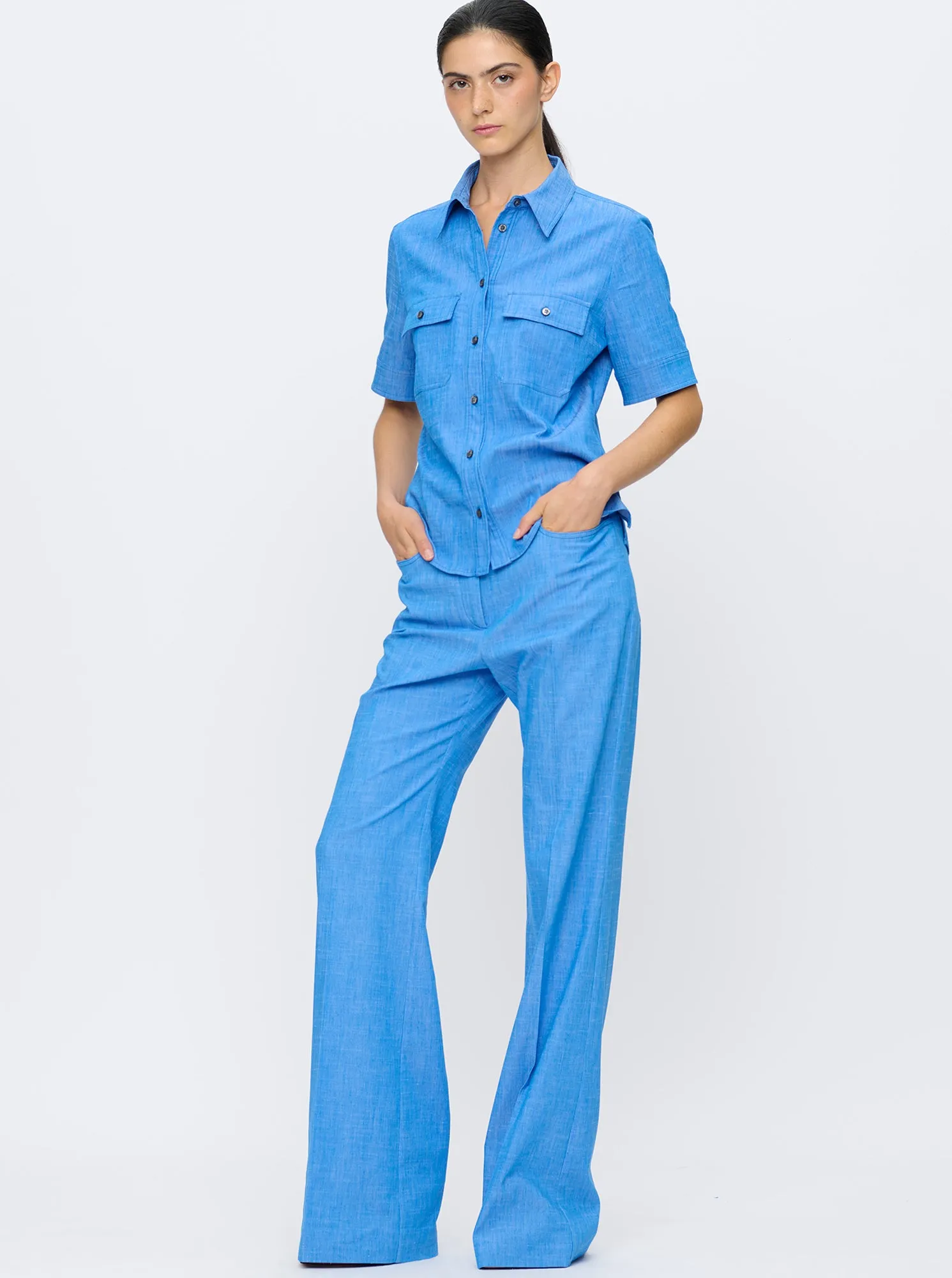 VESPER Denim Shirt Blue Indigo