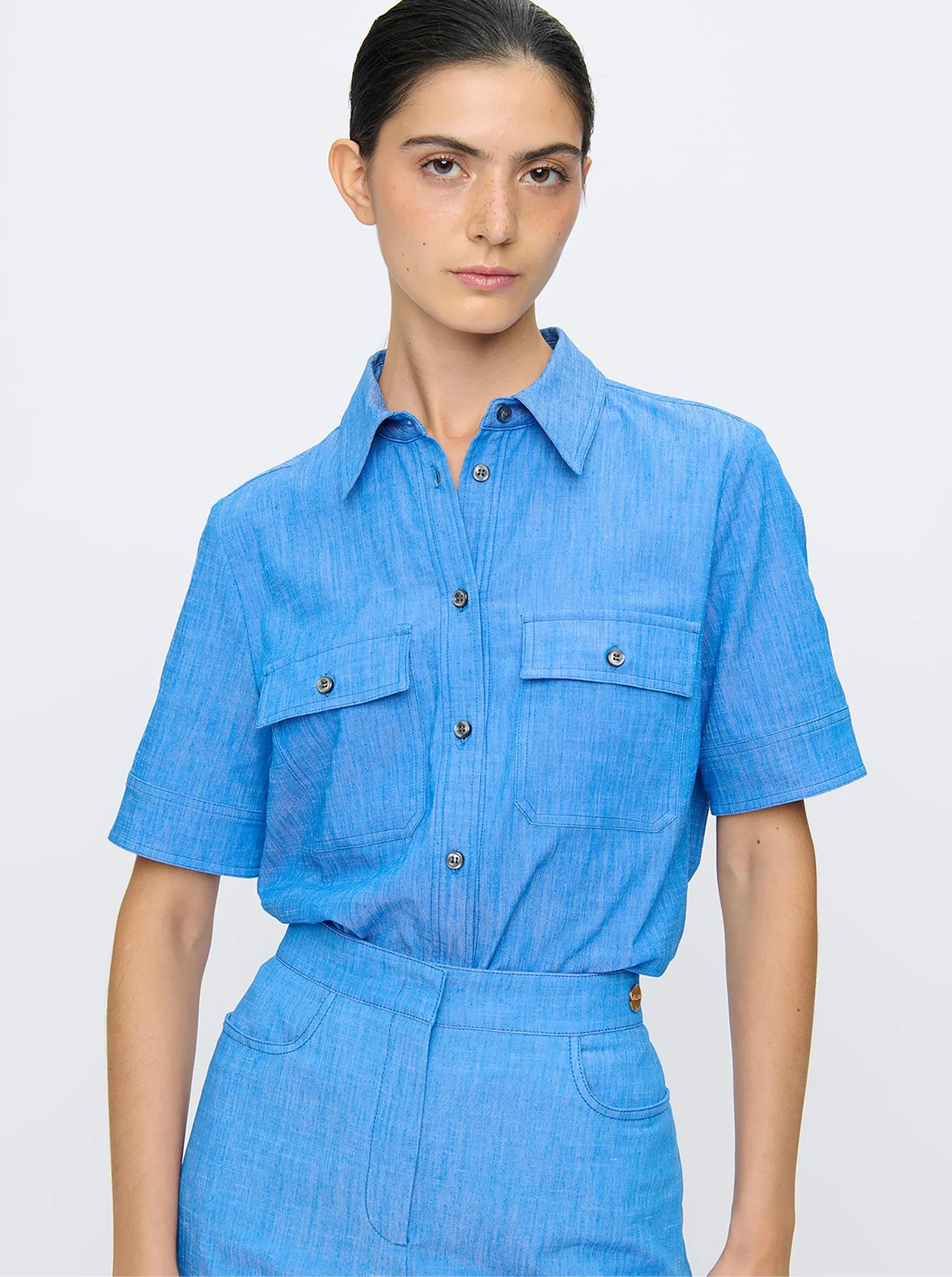 VESPER Denim Shirt Blue Indigo