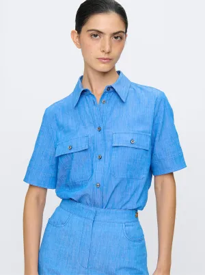 VESPER Denim Shirt Blue Indigo