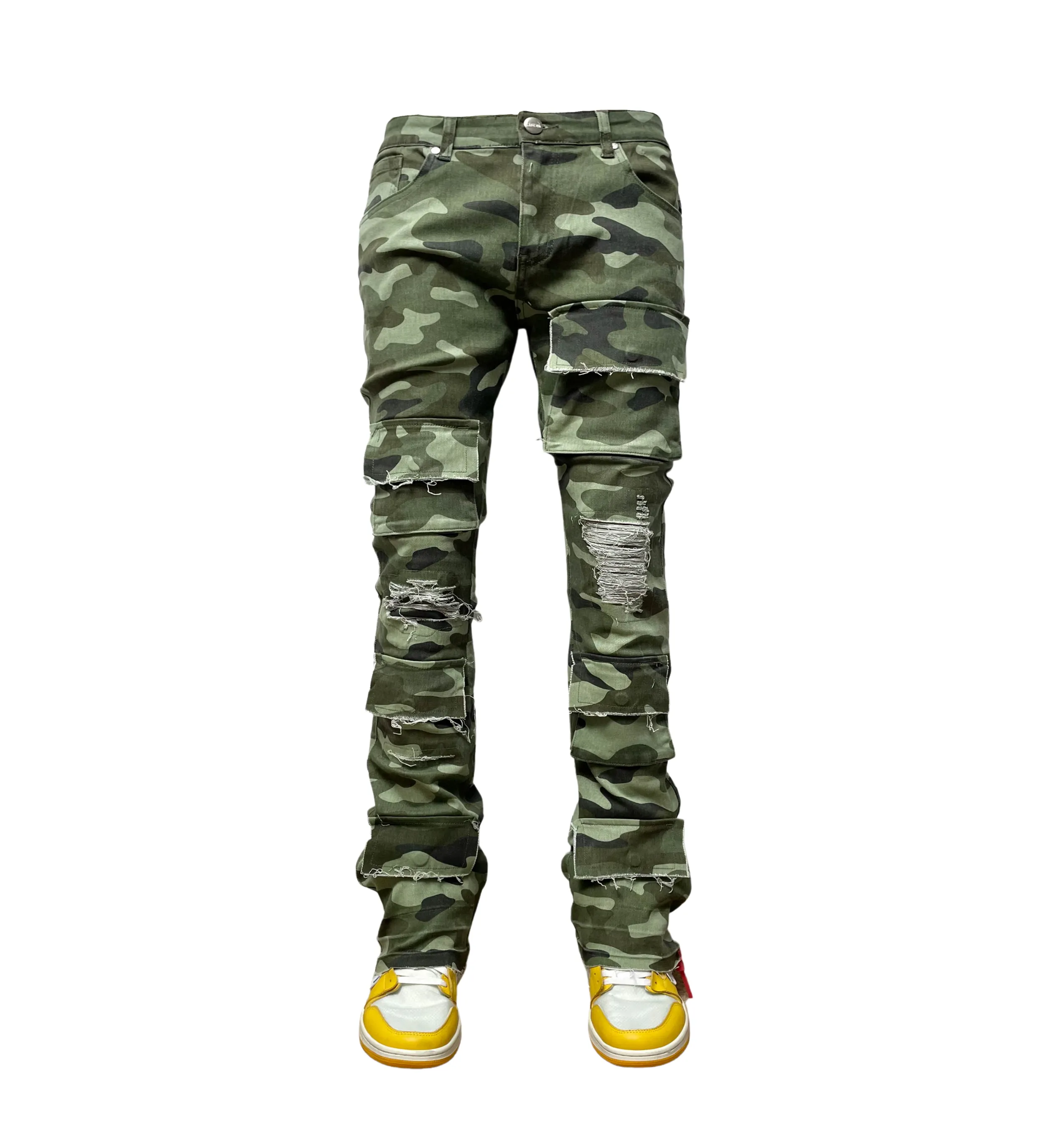Vicious Rip & Repair Cargo Stack Jeans