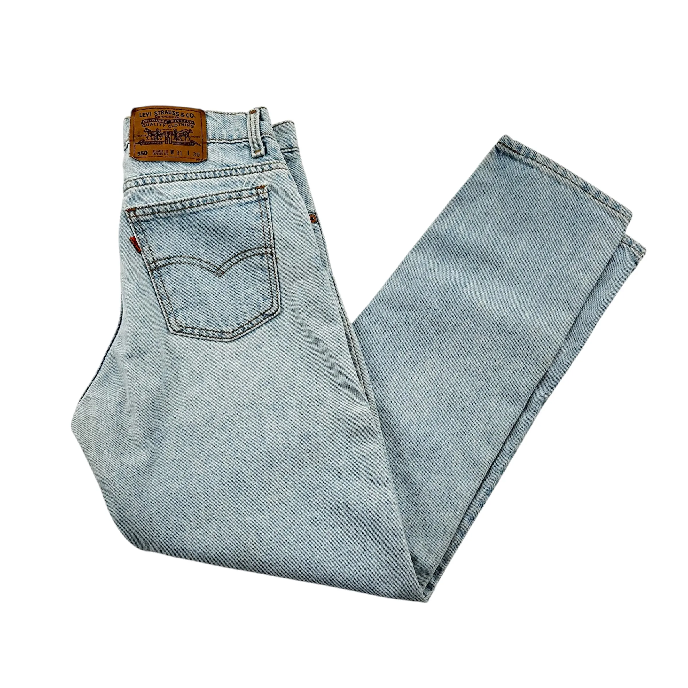 Vintage 501 Levi's Orange Tab Light Wash Jeans - 31"