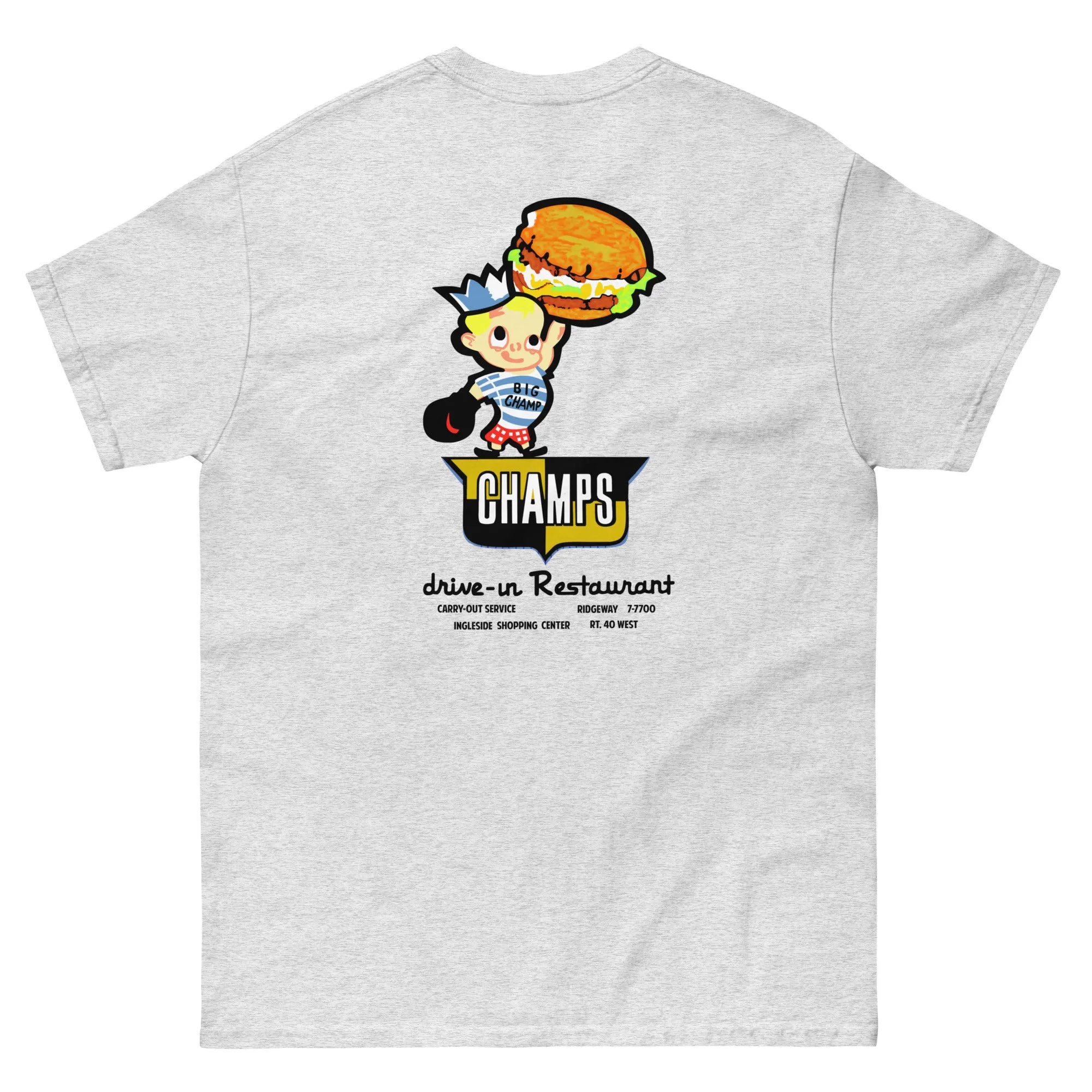 Vintage Champs Drive-In Restaurant Unisex classic tee