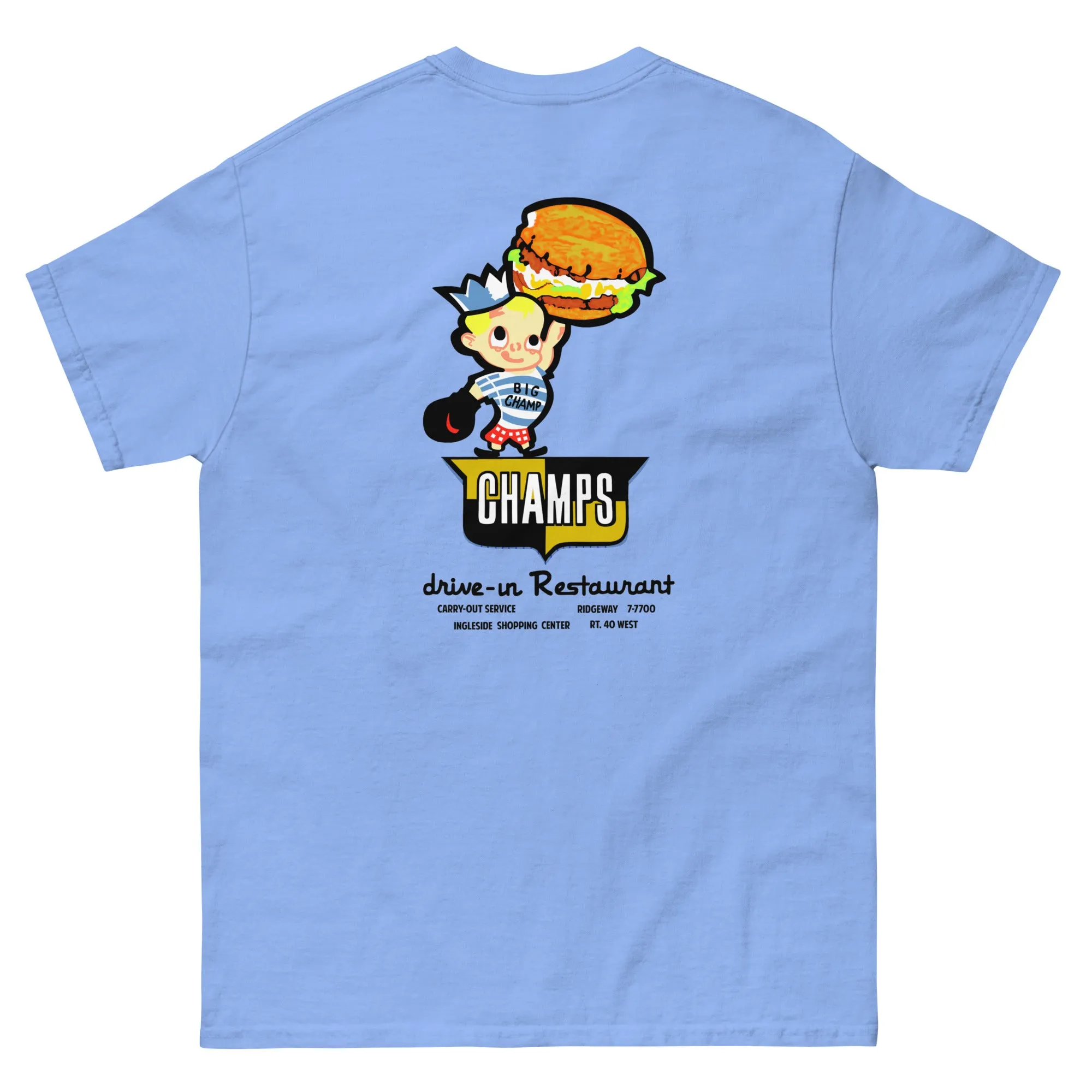 Vintage Champs Drive-In Restaurant Unisex classic tee