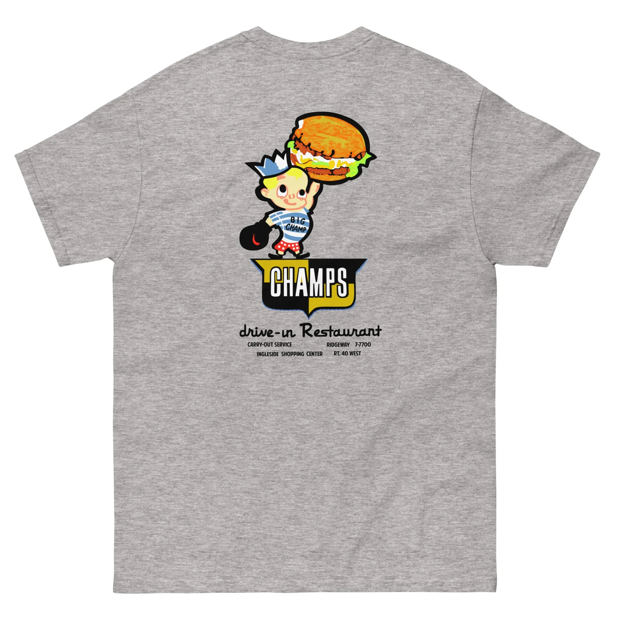 Vintage Champs Drive-In Restaurant Unisex classic tee