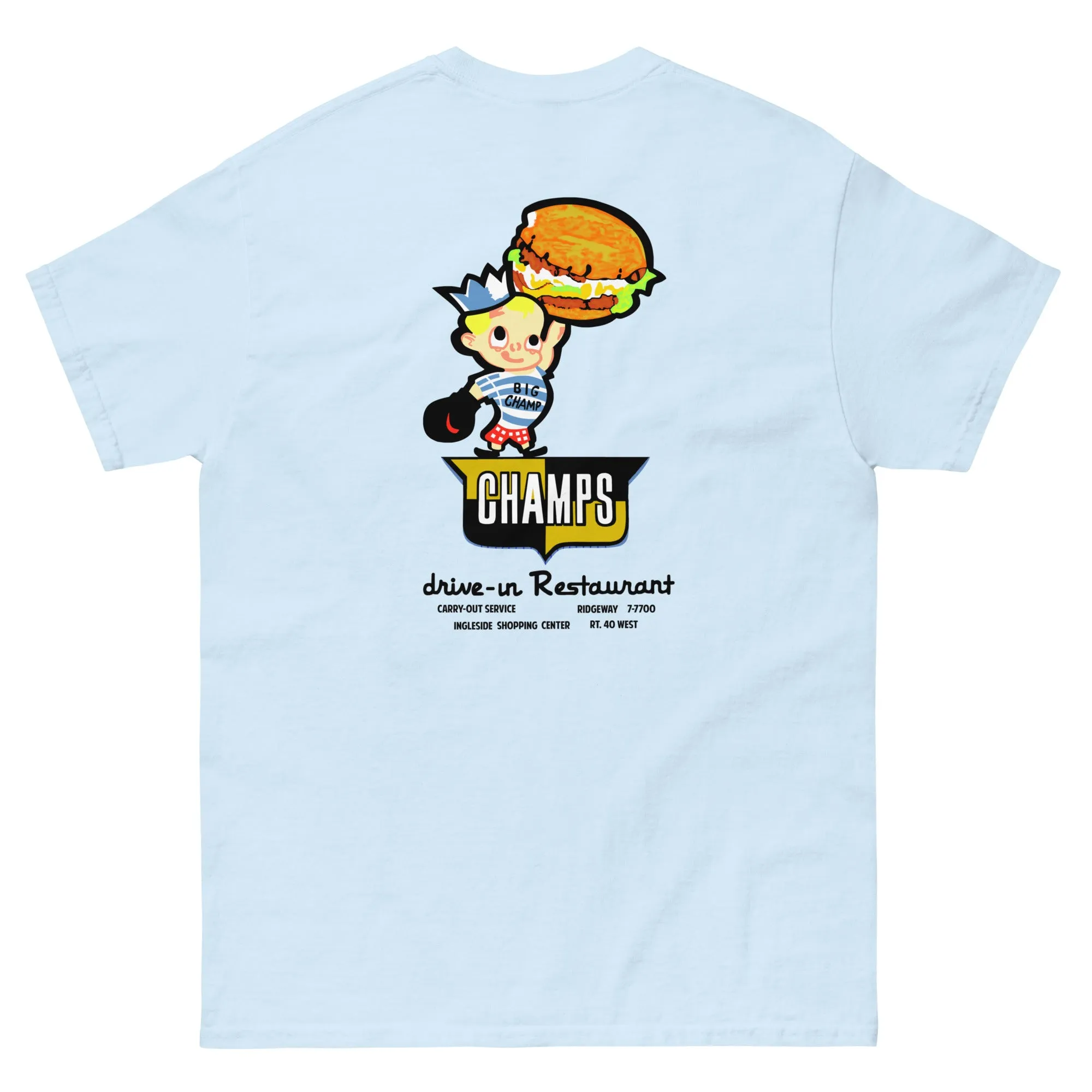 Vintage Champs Drive-In Restaurant Unisex classic tee
