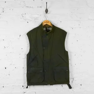 Vintage Wax Gilet - Green - S