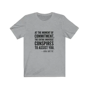 VON GOETHE QUOTE <br>unisex tee