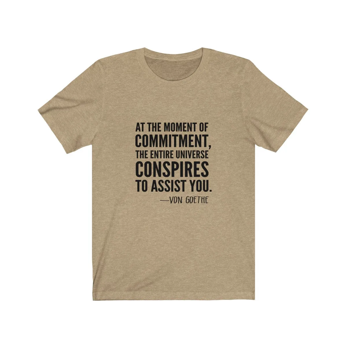 VON GOETHE QUOTE <br>unisex tee