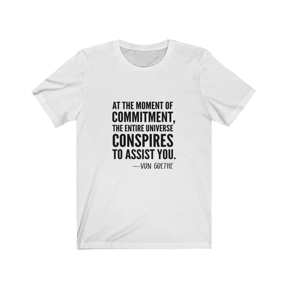 VON GOETHE QUOTE <br>unisex tee