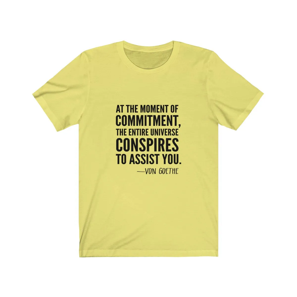 VON GOETHE QUOTE <br>unisex tee