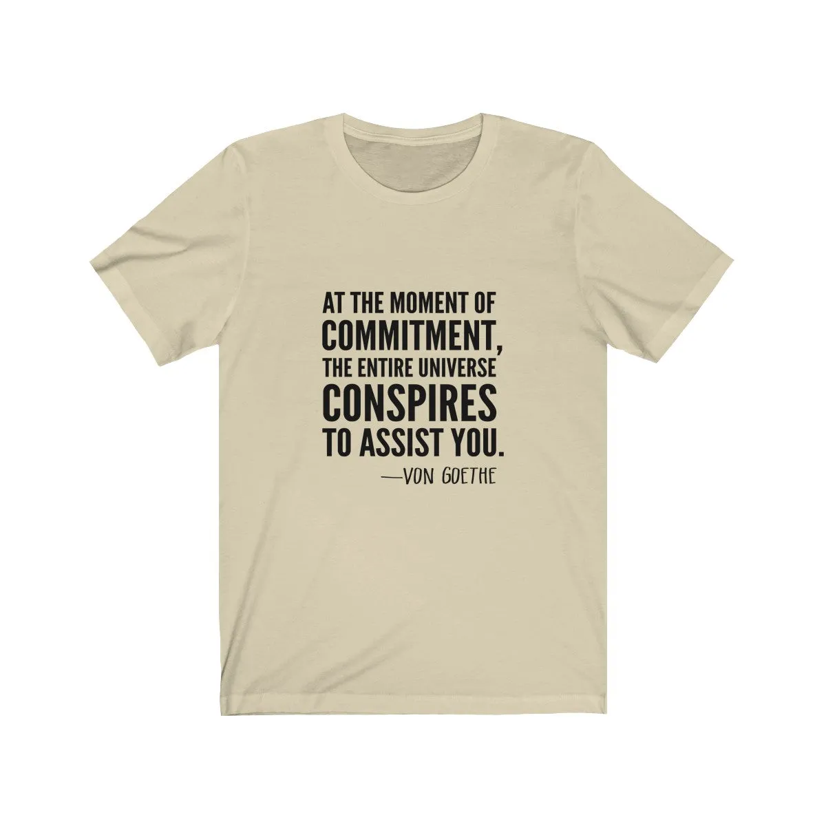 VON GOETHE QUOTE <br>unisex tee