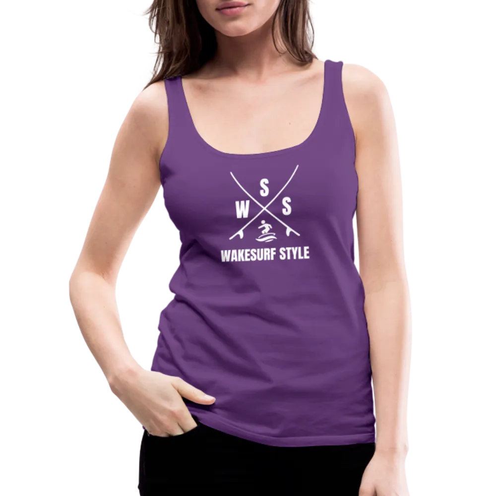 Wakesurf Style  Women’s Premium Tank Top