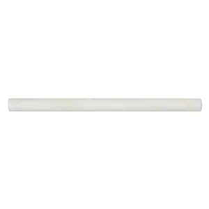White Onyx (Bianco Fantastico) 3/4 X 12 Bullnose Liner, Polished