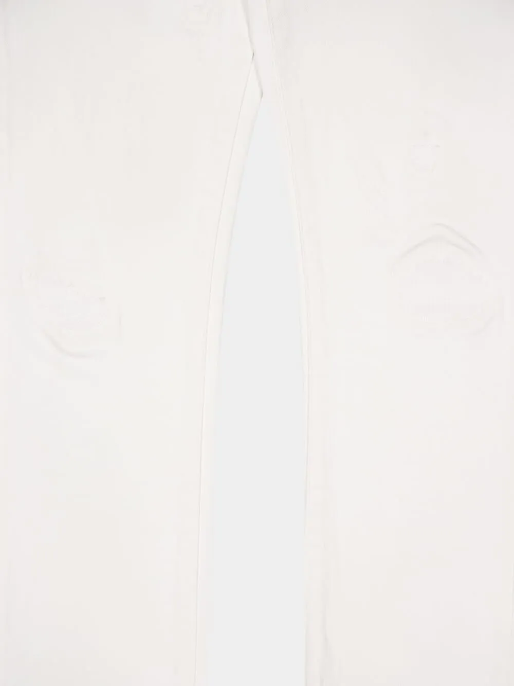 White Straight-Fit Selvedge Denim Jeans
