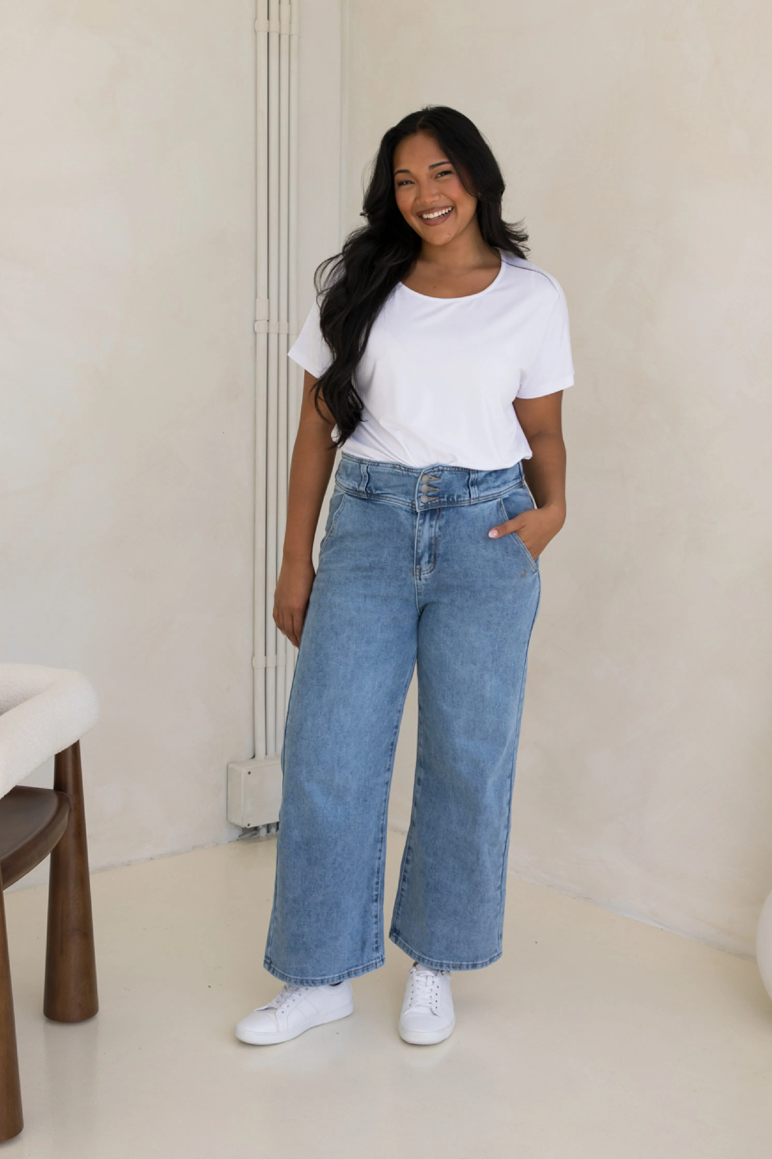Wide Leg Jean | Light Denim | FINAL SALE