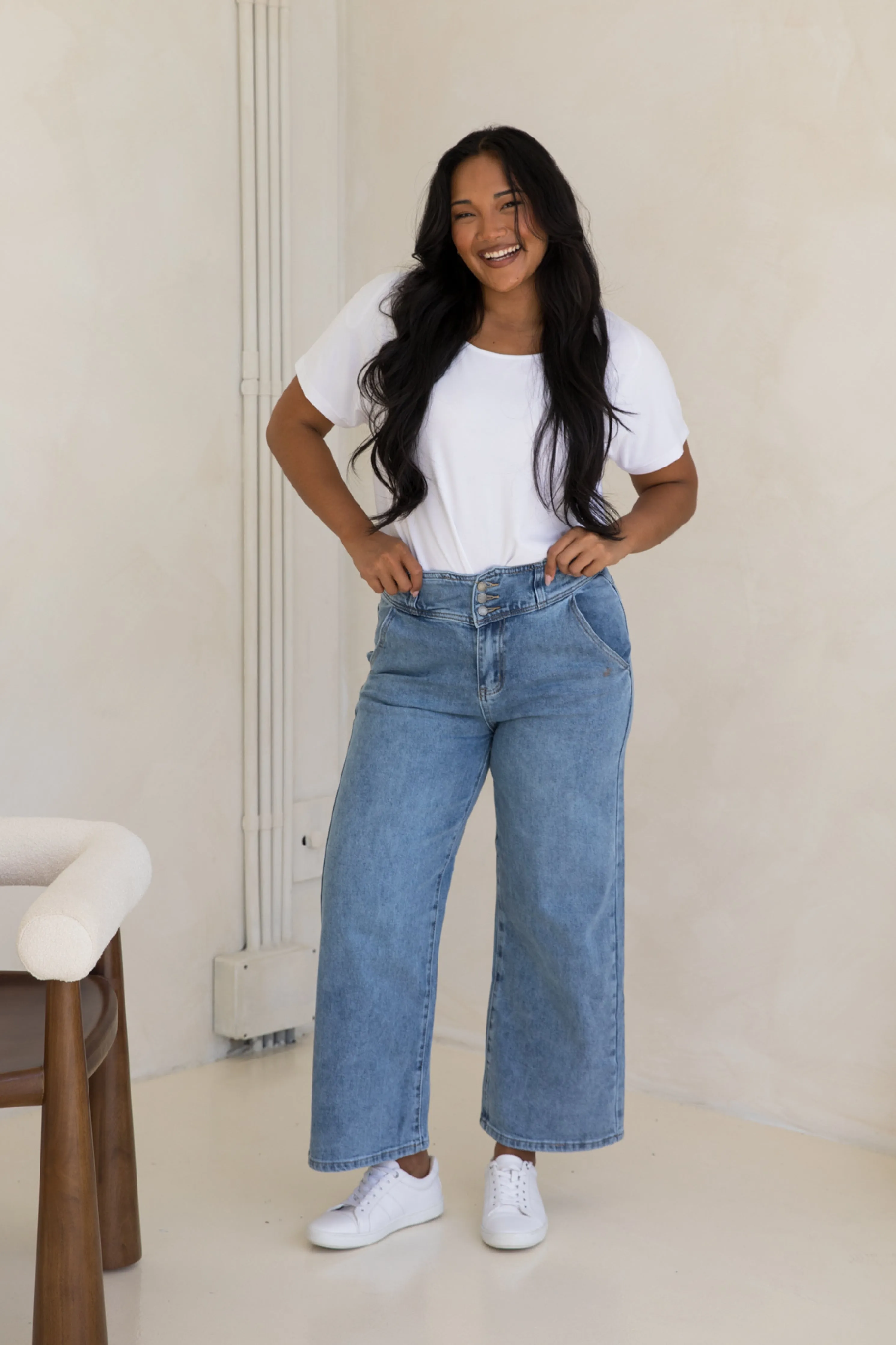 Wide Leg Jean | Light Denim | FINAL SALE