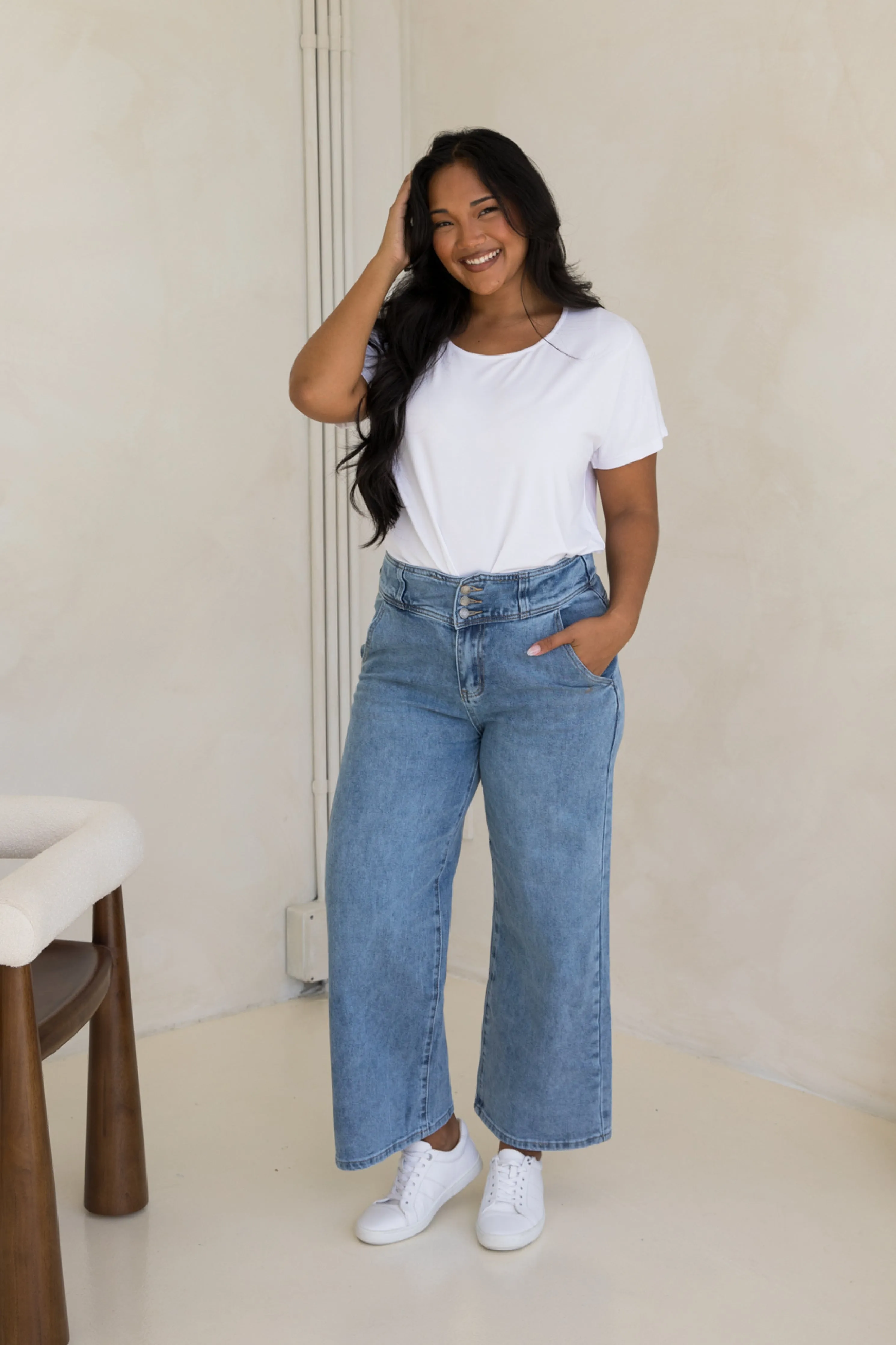 Wide Leg Jean | Light Denim | FINAL SALE