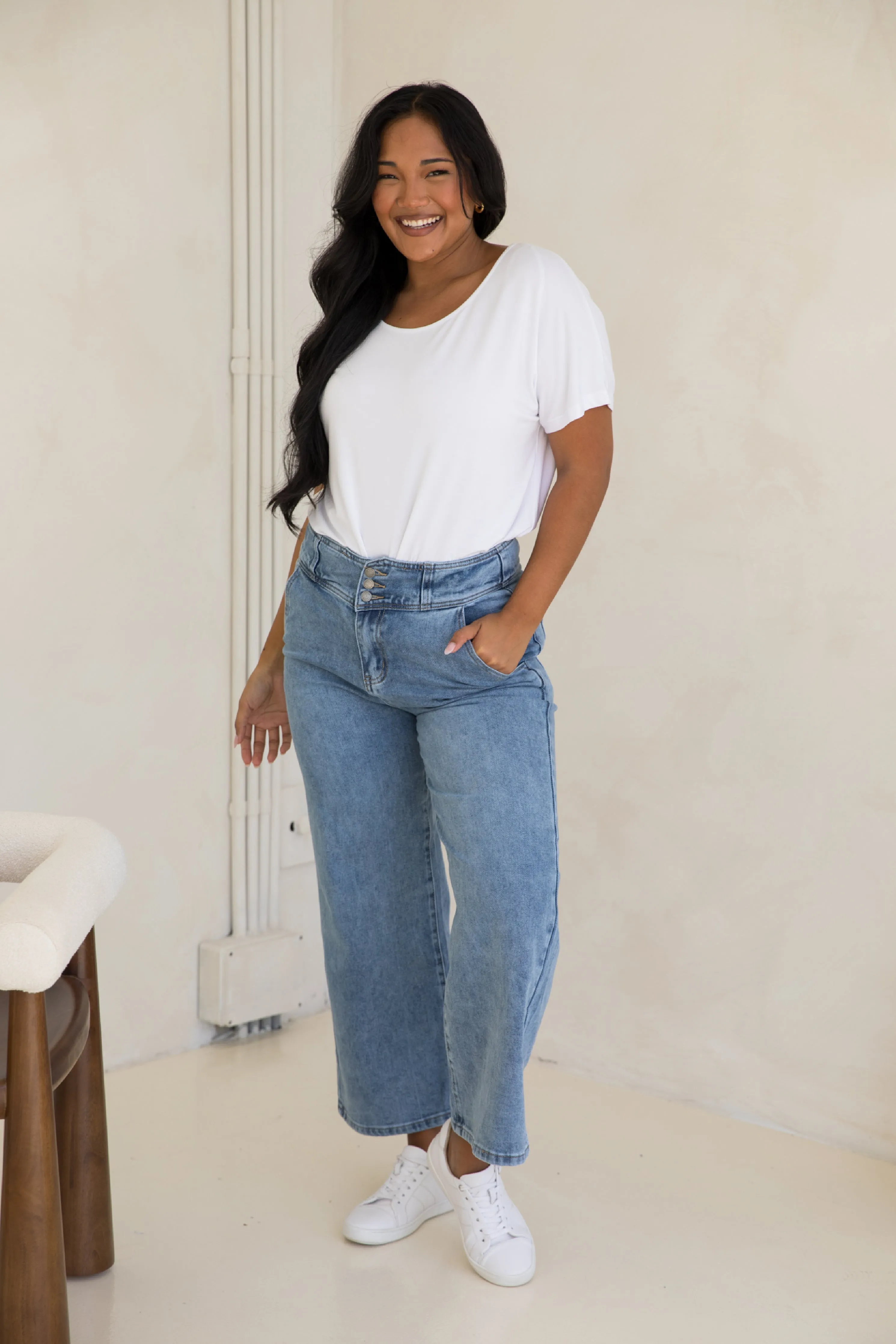 Wide Leg Jean | Light Denim | FINAL SALE