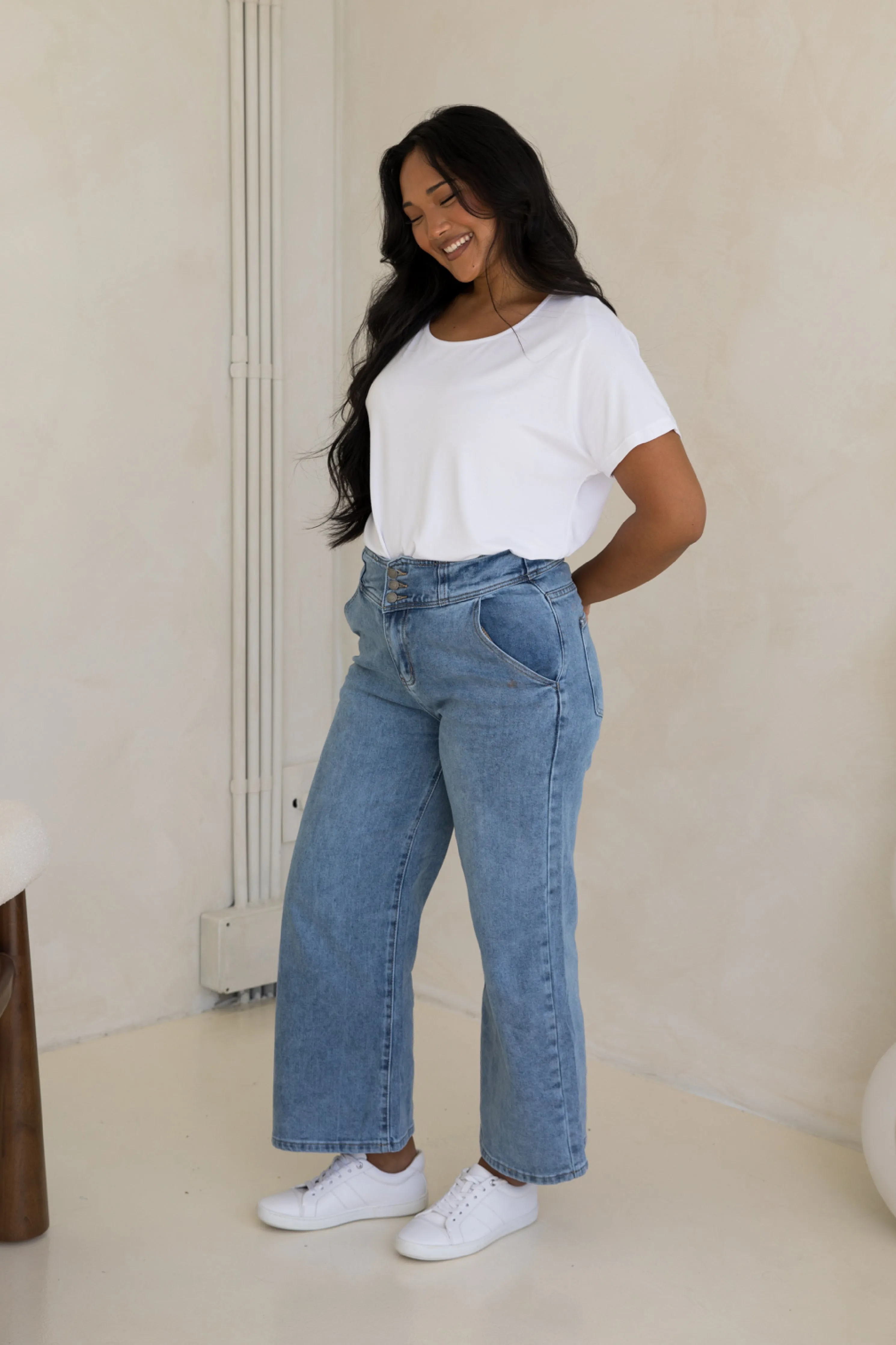 Wide Leg Jean | Light Denim | FINAL SALE