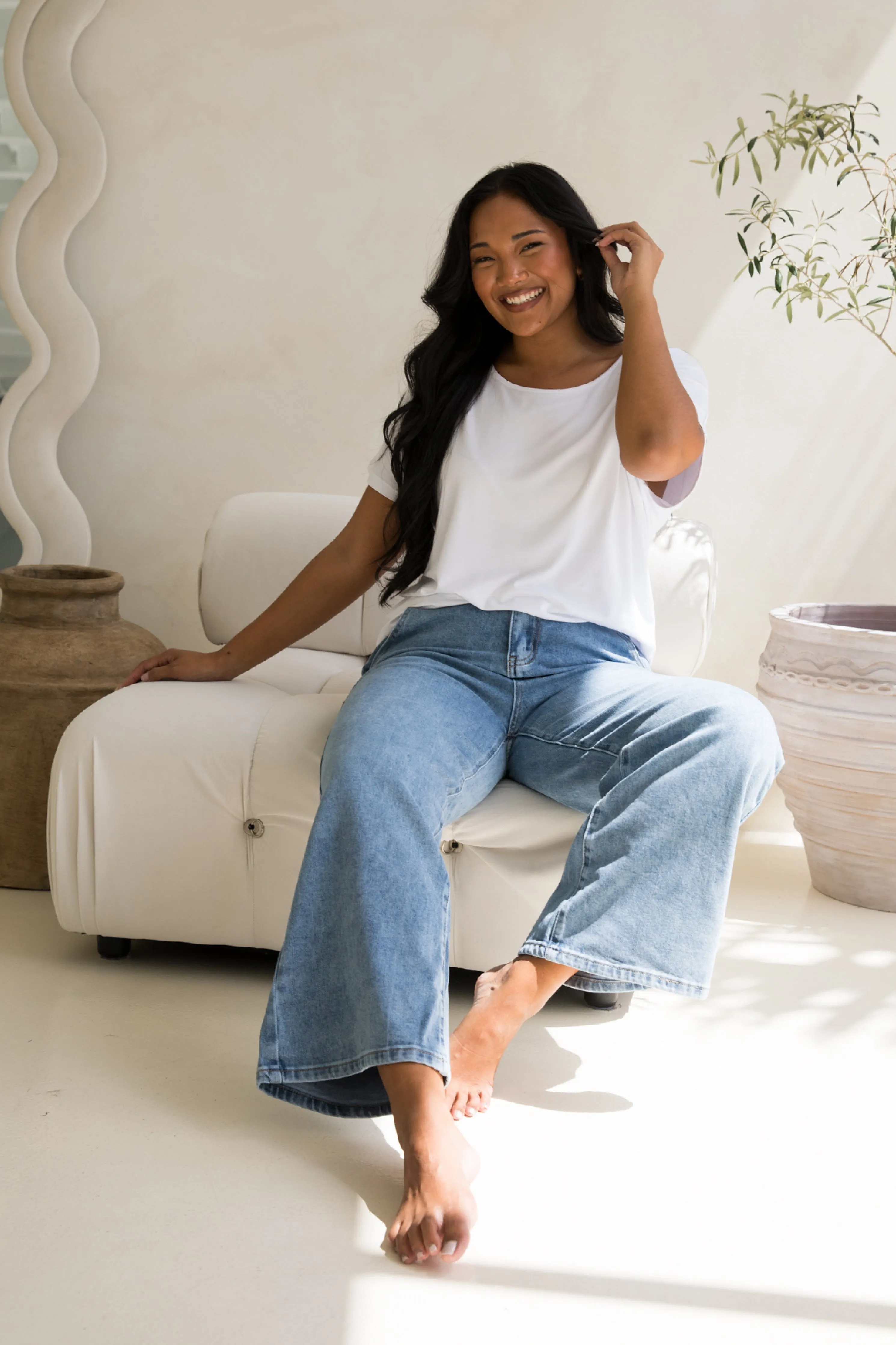 Wide Leg Jean | Light Denim | FINAL SALE