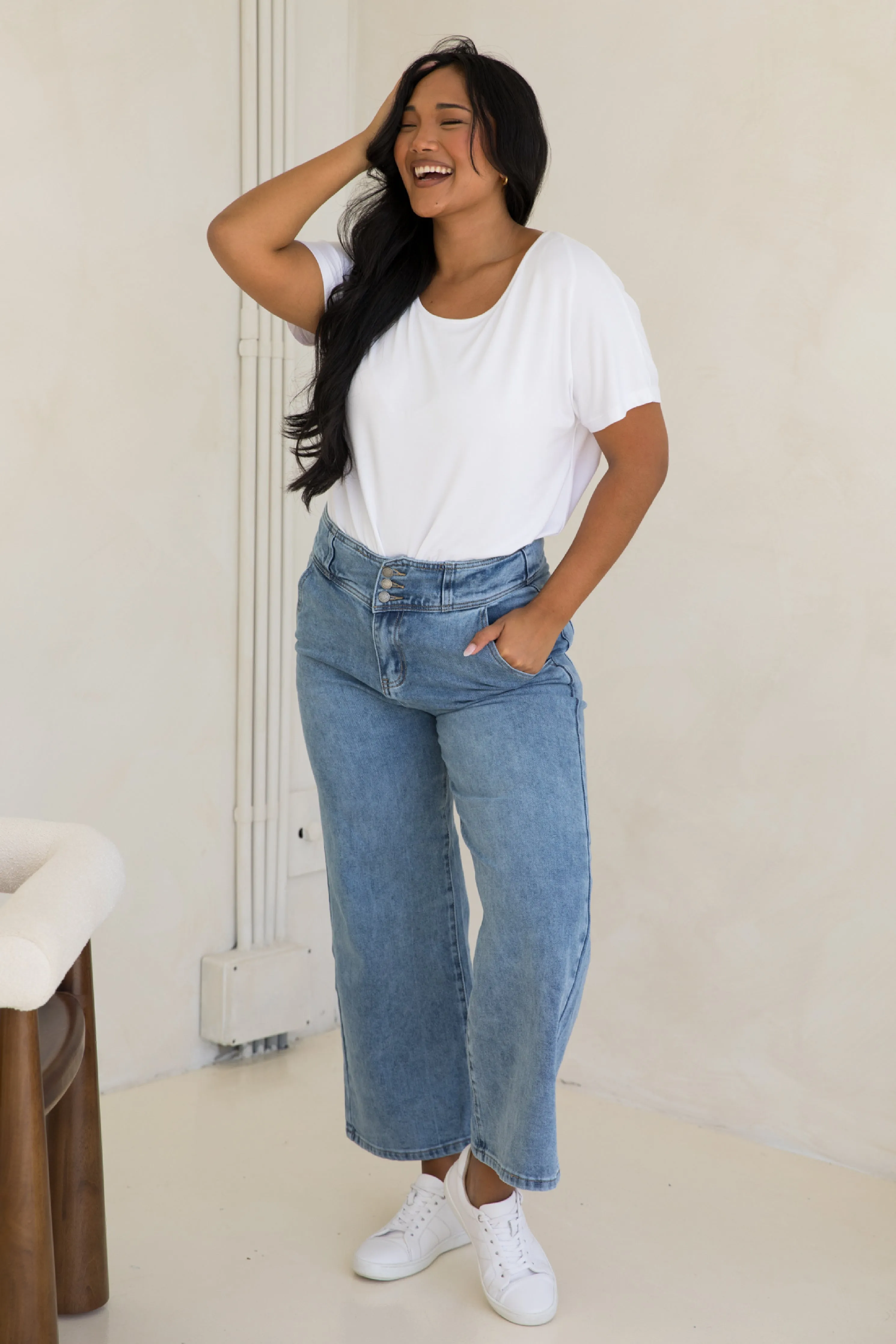 Wide Leg Jean | Light Denim | FINAL SALE