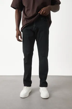 Wolfe Denim Classic Fit Jeans – Black
