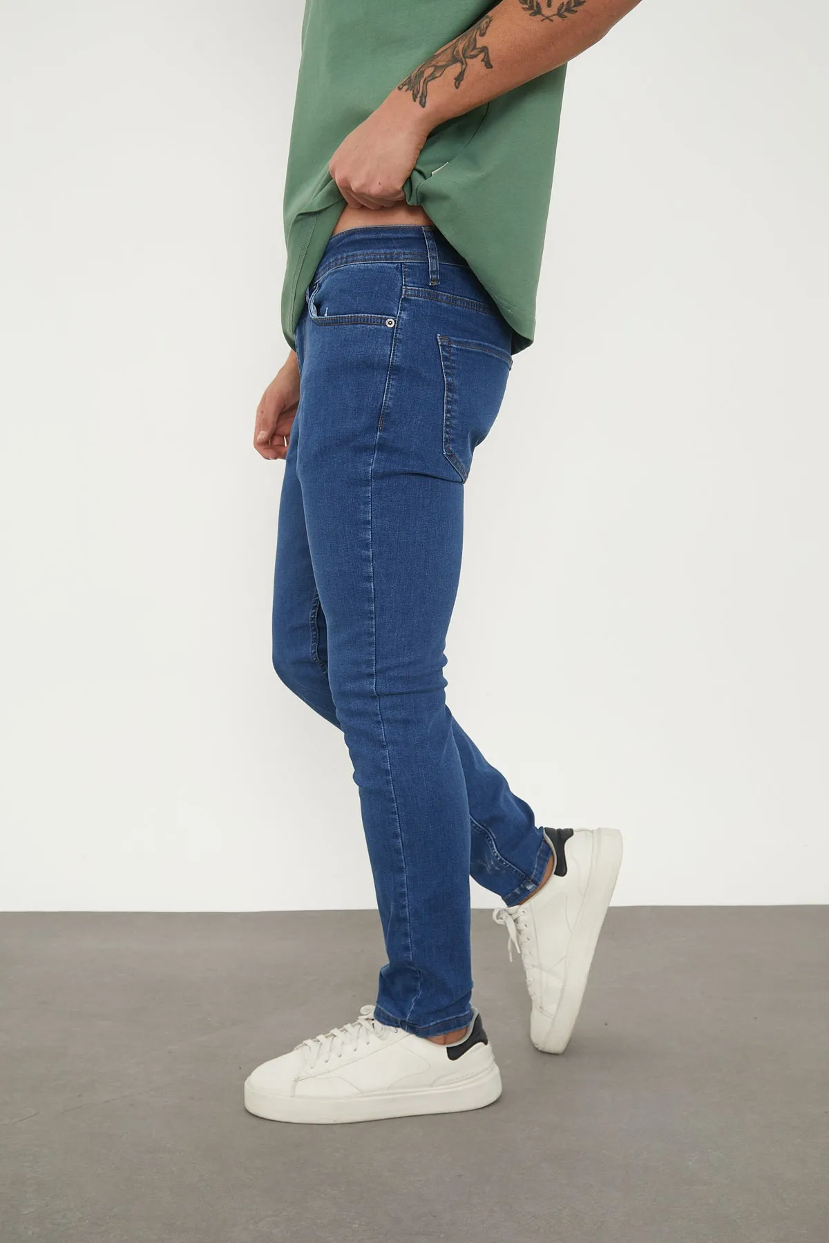 Wolfe Denim Slim Fit Jeans – Blue