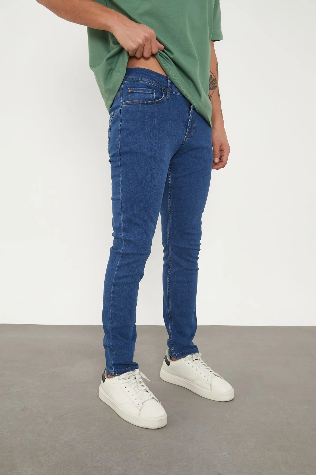 Wolfe Denim Slim Fit Jeans – Blue