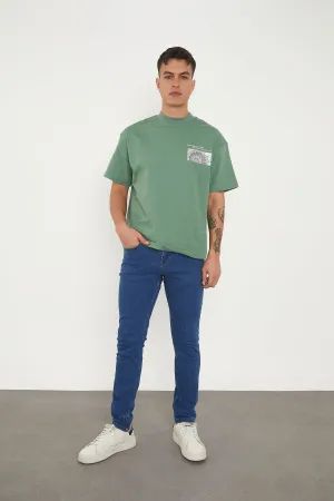 Wolfe Denim Slim Fit Jeans – Blue