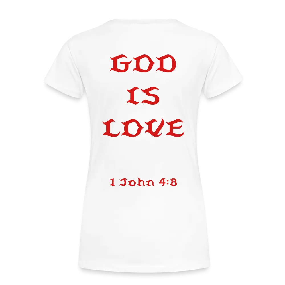 Women’s God is Love (Red Letter) Tee