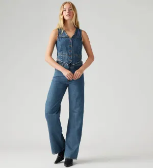 Women's Ribcage Wide Leg Braided Jeans