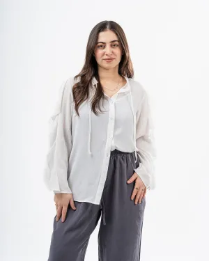 Womens Ruffled Blouse
