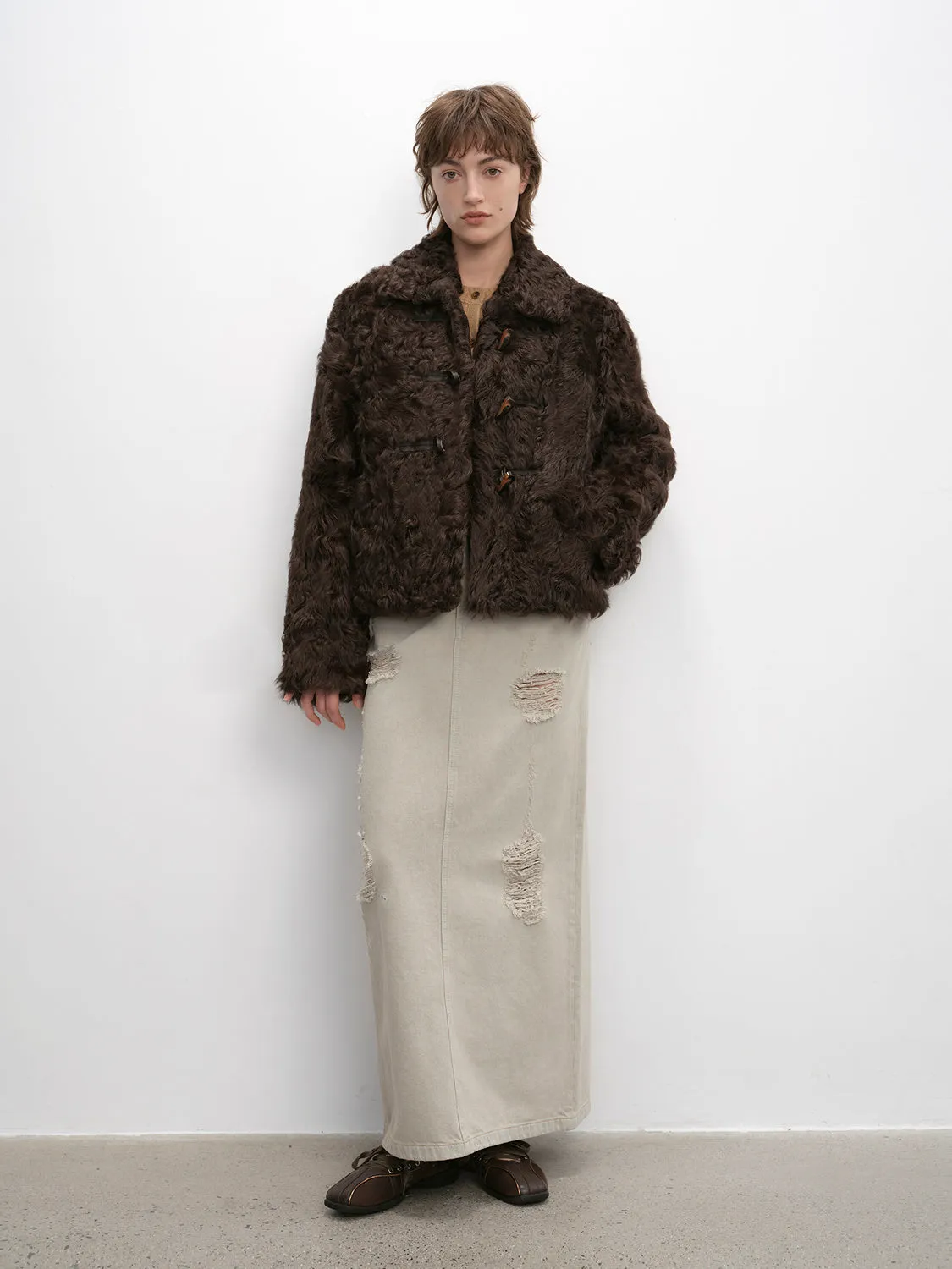 Wool Fur Coat