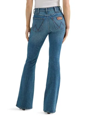 Wrangler Jeans Womens High Rise Flare