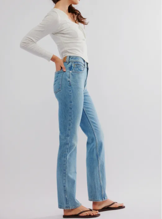 Xena Slim Straight Union Blue